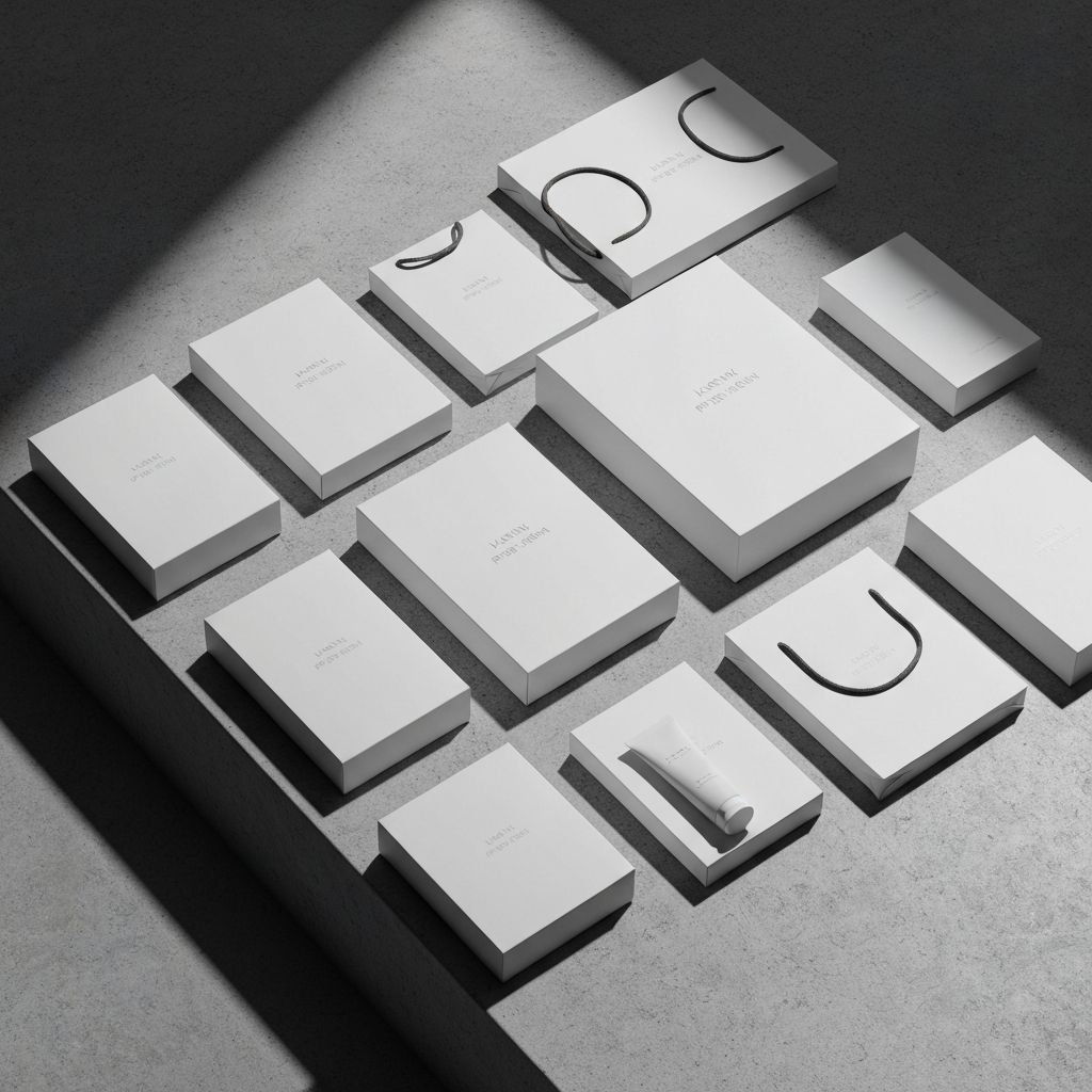 Premium packaging design mockups